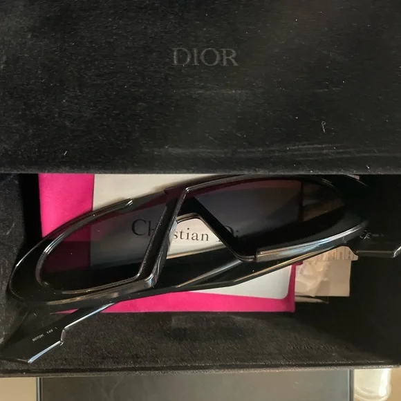 Christian Dior CD shaped sunglasses